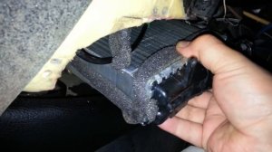 Опель омега б.  Замена радиатора печки.