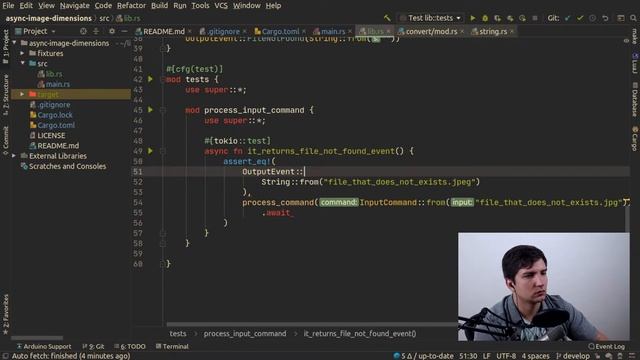 Writing async image dimensions retrieval application in #Rust with the help of #tdd смотреть онлайн