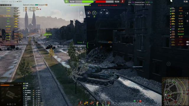 Объект 705А, Руинберг, Встречный бой │ World of Tanks │ replay смотреть онлайн