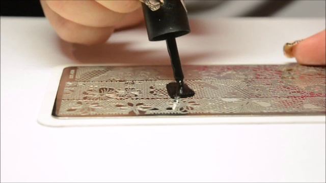 Кружевной маникюр с пластины BP-L030 от BornPrettyStore смотреть онлайн