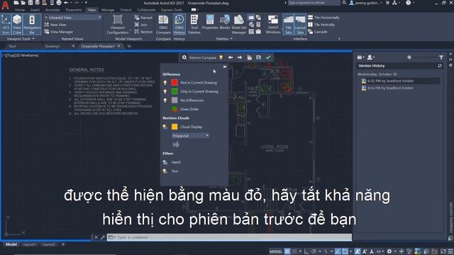Autodesk - Tính năng mới Drawing History trong AutoCAD 2021 смотреть онлайн