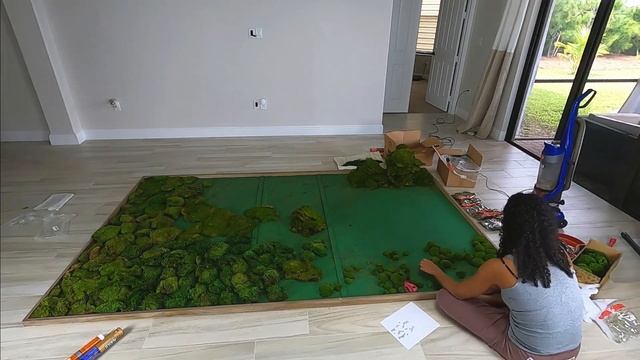 DIY How I Made My Own Moss Art Wall смотреть онлайн