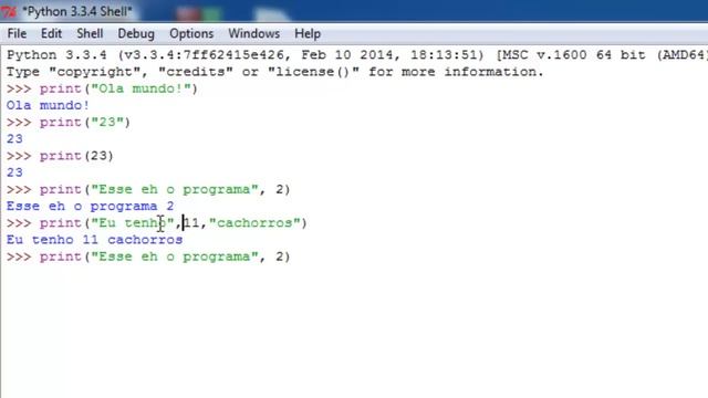 Aulas Python - 003 - A Função print смотреть онлайн
