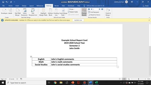 Auto-populate a word document with excel data смотреть онлайн