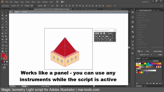 Magic Isometry Light script for Adobe Illustrator смотреть онлайн