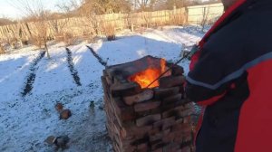 Плавка алюминия в дровяной печи! Новая технология!