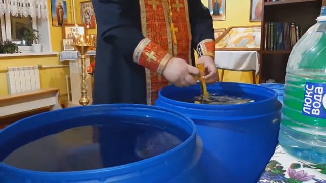 КРЕЩЕНИЕ ГОСПОДНЕ! 2021 год, поселок Красное Поле. смотреть онлайн