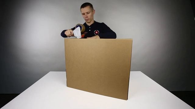 600 х 400 х 300 Четырехклапанная паллетная коробка трехслойная, бурая (4 шт/1 ряд) смотреть онлайн