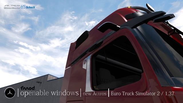 ETS 2 - 1.37 NEW ACTROS MP5 2020 OPENABLE WINDOWS + ACTROS TUNING PACK + HS SCHOCH / F-MOD TEASER смотреть онлайн