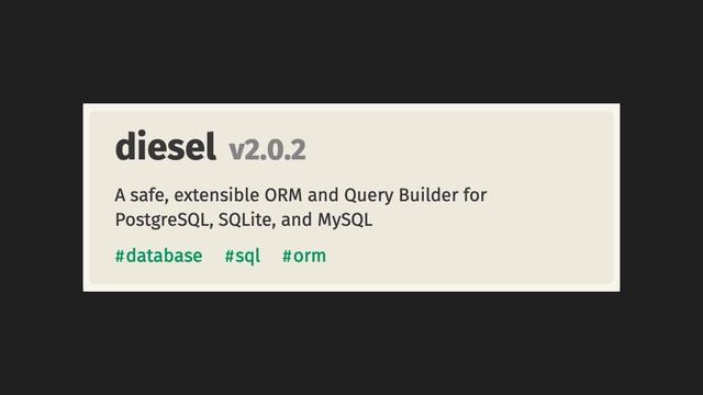 MUST know Rust database libraries смотреть онлайн