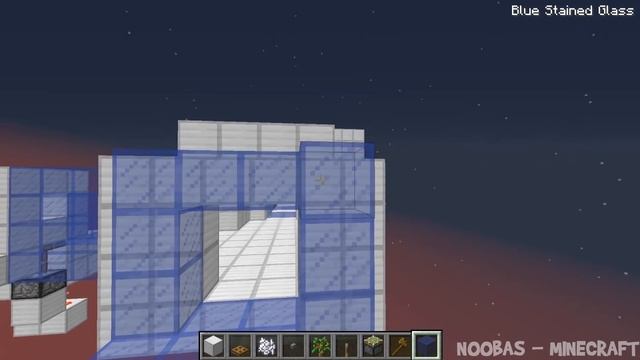 Minecraft: FAMILY SPACE STATION BASE HOUSE BUILD CHALLENGE - NOOB Vs PRO Vs HACKER Vs GOD