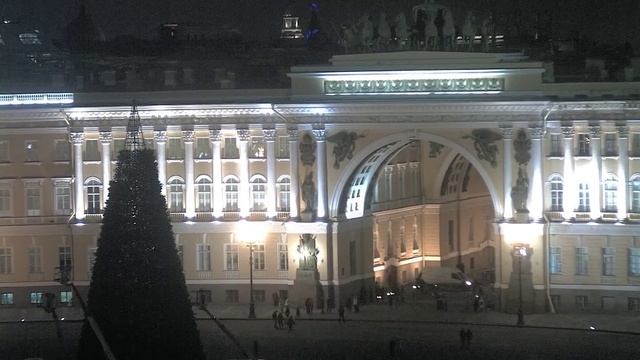 Главная ёлка Санкт-Петербурга Новый год 2016 таймлапс видео смотреть онлайн