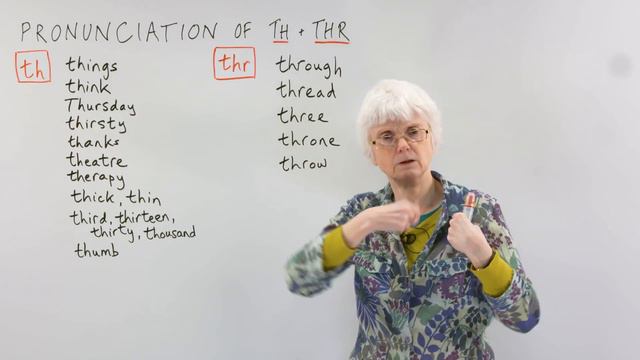 Learn English Pronunciation: TH & THR