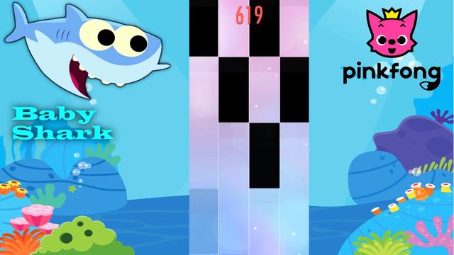 Pinkfong - Baby Shark ( Piano Tiles 2 UMod ) смотреть онлайн