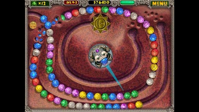 Zuma Deluxe. Passing all stages. Прохождение всех этапов Зума делюкс. QST смотреть онлайн