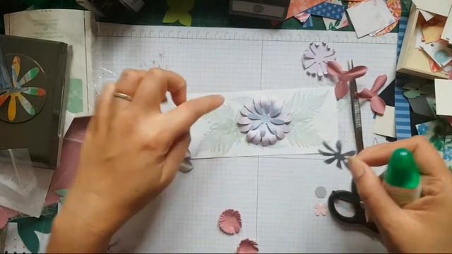 #stampinup Pastel floral card from paper punches #flowerpunch смотреть онлайн