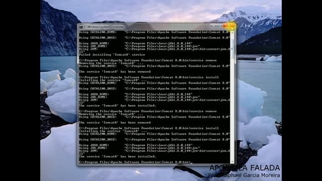 JAVA & WEB, Aula 5 - Apache Tomcat como serviço смотреть онлайн