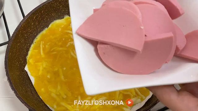10 DAQIQADA LAVASH HAMIRIDAN MAZZALI NONUSHTA / БЫСТРЫЙ ЗАВТРАК ИЗ ЛАВАША