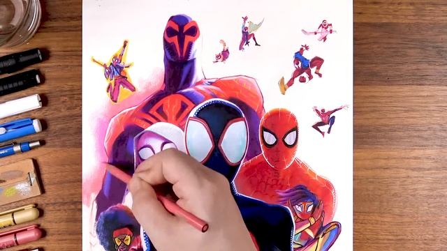 Drawing Spider Man: Across the Spider Verse | drawholic смотреть онлайн