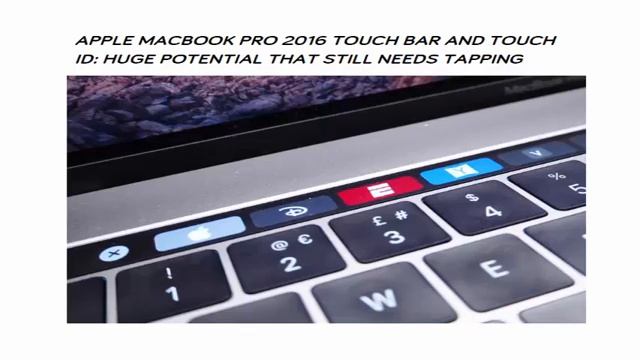 Apple MacBook Pro 15in with Touch Bar 2016 смотреть онлайн