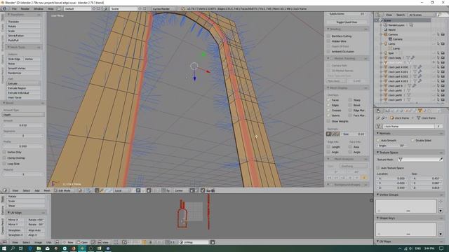 Blender 2.79b - how to fix bevel edge issue - tutorial EN смотреть онлайн