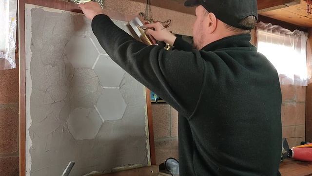 Art beton с елиментами трафарета . смотреть онлайн