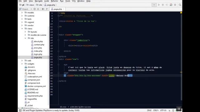 Tuto Framework Yii2 new page смотреть онлайн