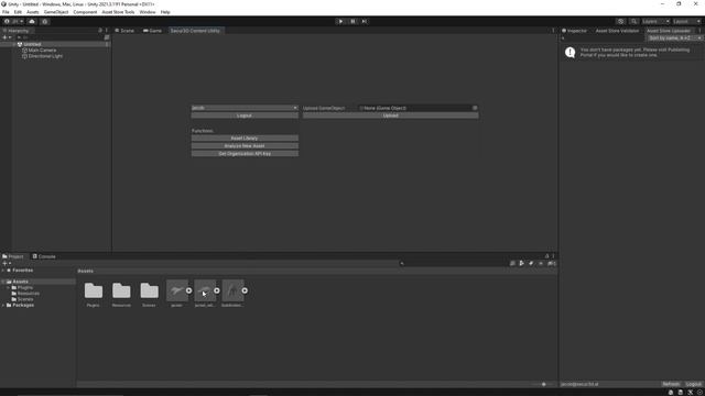 Uploading a 3D Model in the Secur3D Unity SDK смотреть онлайн