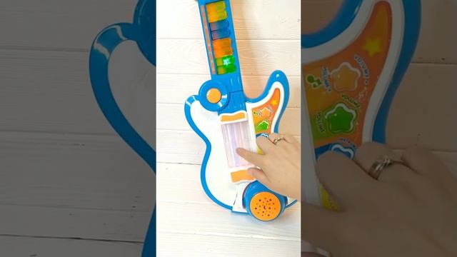 Детская музыкальная гитара трансформер с проектором, на батарейках, HC111542 смотреть онлайн