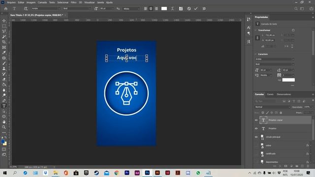 Criar capas para destaques do Instagram usando o Photoshop смотреть онлайн