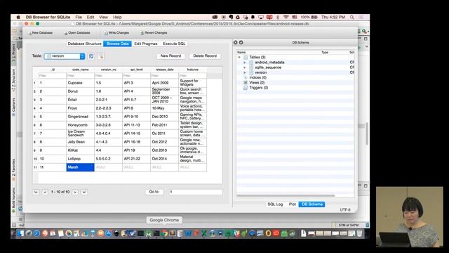 Persisting data with SQLite Database and Content Provider by Margaret Maynard-Reid смотреть онлайн