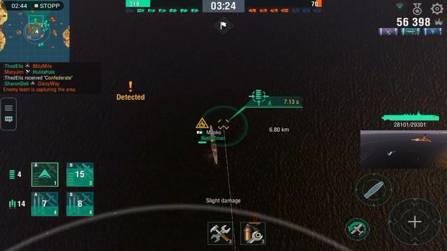 WoWs Blitz - Saipan Gameplay смотреть онлайн