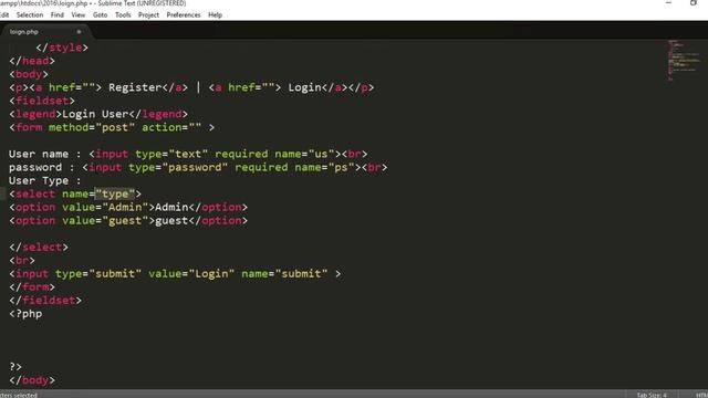 Secure Php Login System With User Privilages Part 2 смотреть онлайн