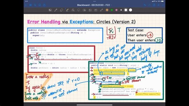 [HD] EECS2030 F22 - 2022-10-03 - Exceptions, TDD смотреть онлайн