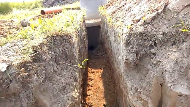 Котлован для фундаментной плиты под гараж... смотреть онлайн