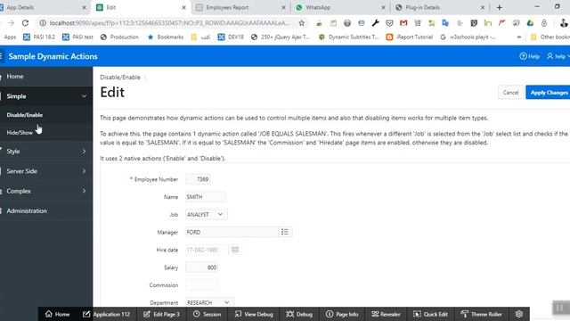 Oracle Apex 19.1 Dynamic Action part 36 [Sample Dynamic Actions Application] смотреть онлайн