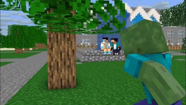 MONSTER SCHOOL : ZOMBIE LOVE CUTE GIRL - FUNNY MINECRAFT ANIMATION смотреть онлайн