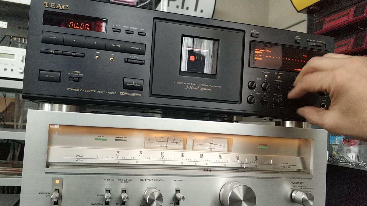 Teac V-5000 дека запись калибровка воспроизведение золотая серия смотреть онлайн
