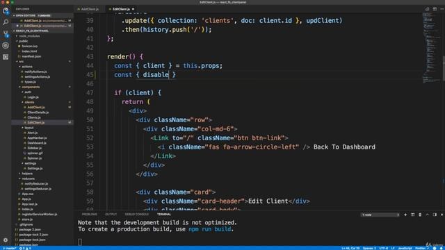 Build a contact manager app with React JS / Redux part 11/13 смотреть онлайн