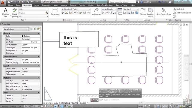 Beginners Autodesk AutoCAD 2014 Tutorial | Wipeouts - Hiding What You Do Not Want To See смотреть онлайн