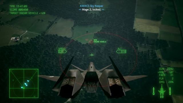 Ace Combat™ 7: Skies Unknown | ADF-01 Falken Gameplay смотреть онлайн