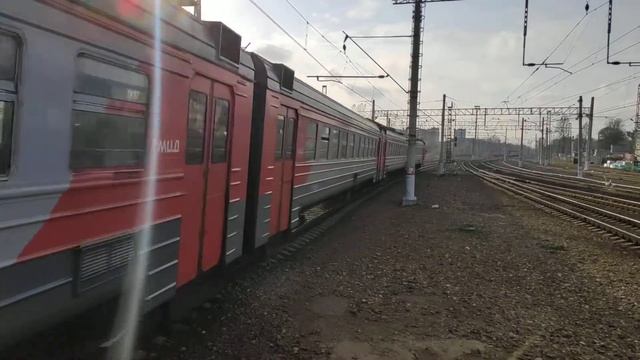 ЭД4М-0172, Можайск - Москва (Белорусский вокзал), ст. Голицыно / ED4M-0172, Mozhaisk - Moscow смотреть онлайн