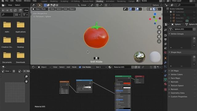 Blender 3D Tutorial - How to model low poly Vegetables in Blender #09 - Tomatoes смотреть онлайн