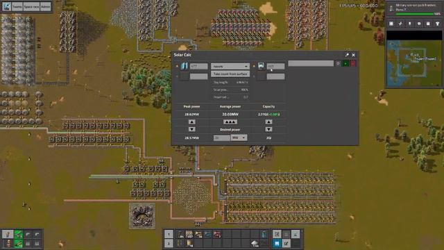 The BEST ratio of Solars and Accumulators in factorio смотреть онлайн