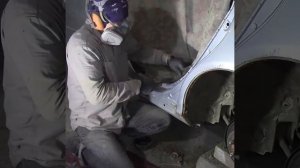 Замена заднего крыла.