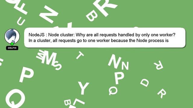 NodeJS : Node cluster: Why are all requests handled by only one worker? смотреть онлайн