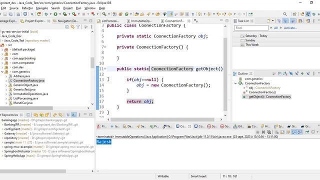 Singleton class in Java!Java tutorials for beginners !Java career roadmap !Java design pattern смотреть онлайн