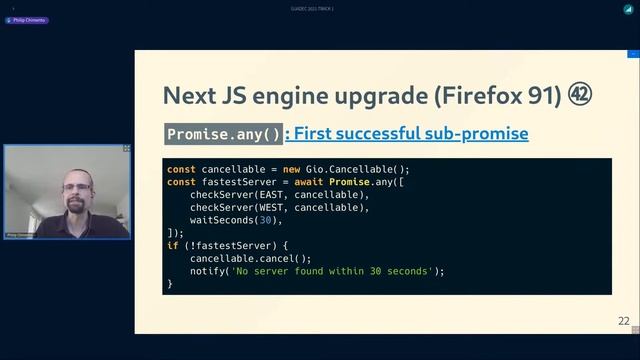 What is new with JavaScript in GNOME: The 2021 edition смотреть онлайн