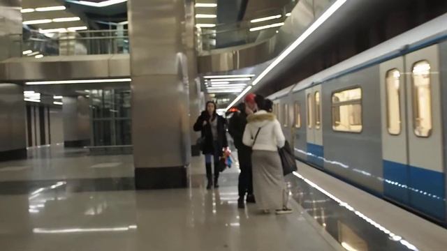 Станция метро Деловой Центр Солнцевской линии, ноябрь 2017 смотреть онлайн
