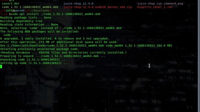 How to install Visual studio VS code in parrot security os 2021 ? смотреть онлайн